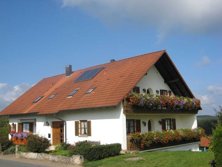 Bauernhaus für 3 Personen, mit Balkon und Terrasse sowie Garten und Sauna in Franken