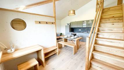 Ferienwohnung für 3 Personen, mit Garten und Ausblick in Wangen