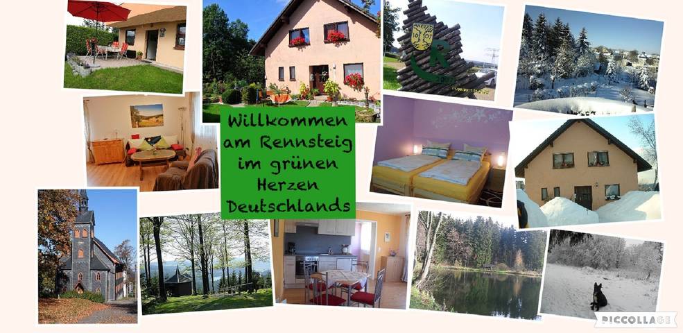 Ferienhaus für 3 Personen, mit Garten und Balkon am Rennsteig - 2