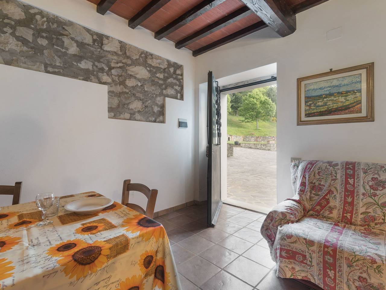 Appartamento intero, 'Gianna' mit Terrasse in Londa, Firenze province