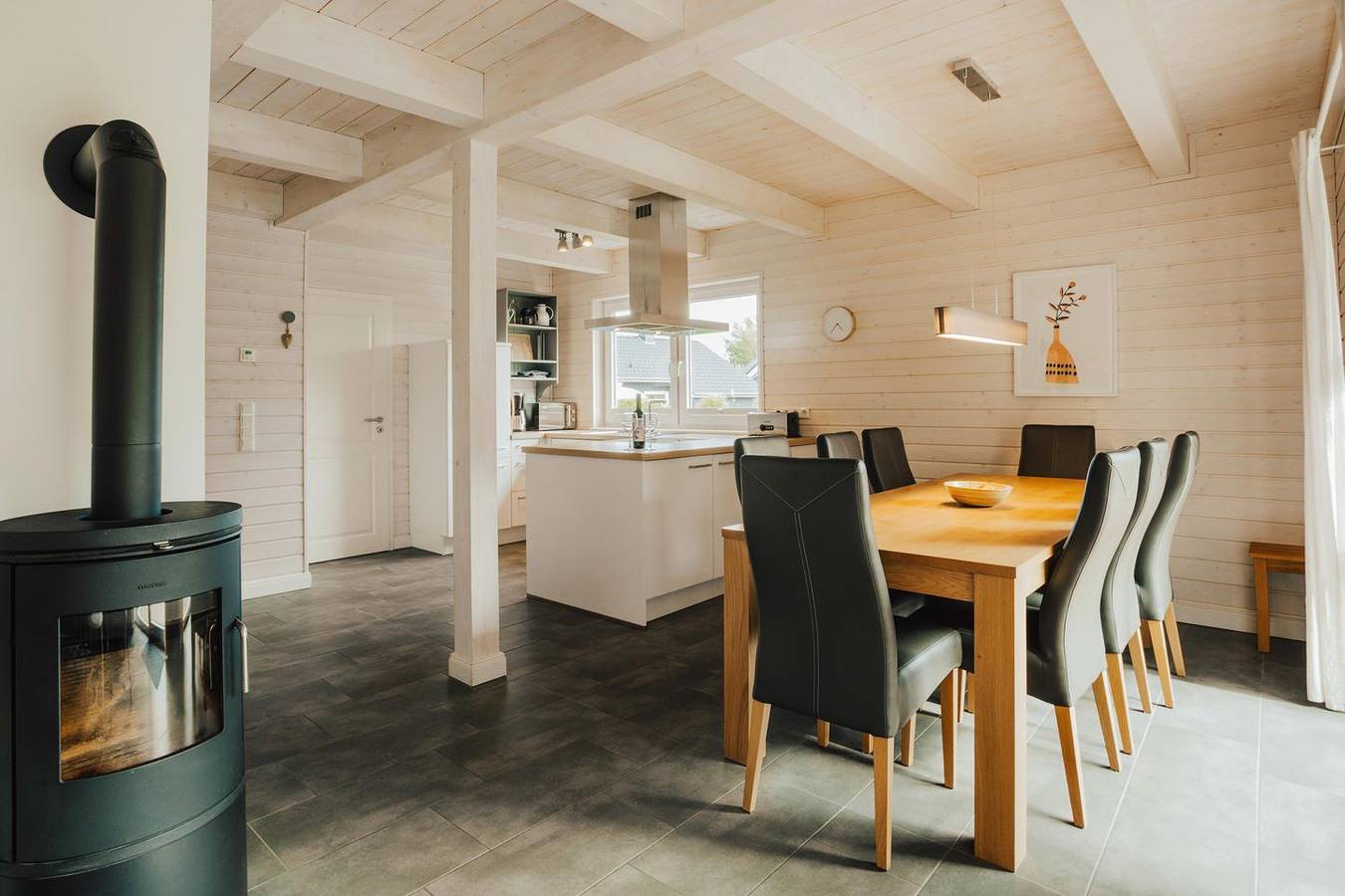 Ferienhaus in Schönberg, Holm - Sauna, Kaminofen & 600 m zum Sandstrand in Holm, Schönberg