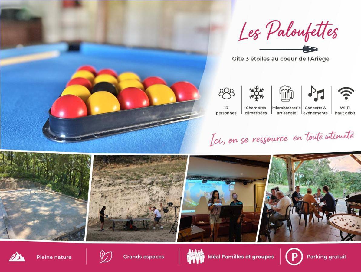 Brasserie des Paloufettes - Gîte classé 3 étoiles in Le Mas-d'Azil, Parc naturel régional des Pyrénées ariégeoises