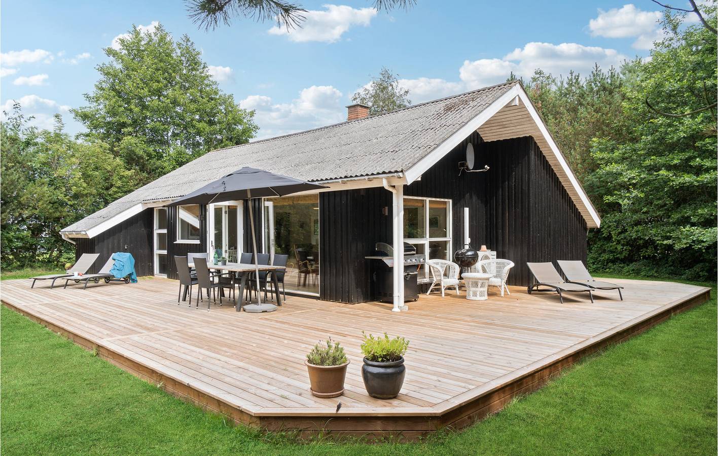 Ferienhaus für 6 Personen mit Terrasse in Østre Sømarken, Pedersker