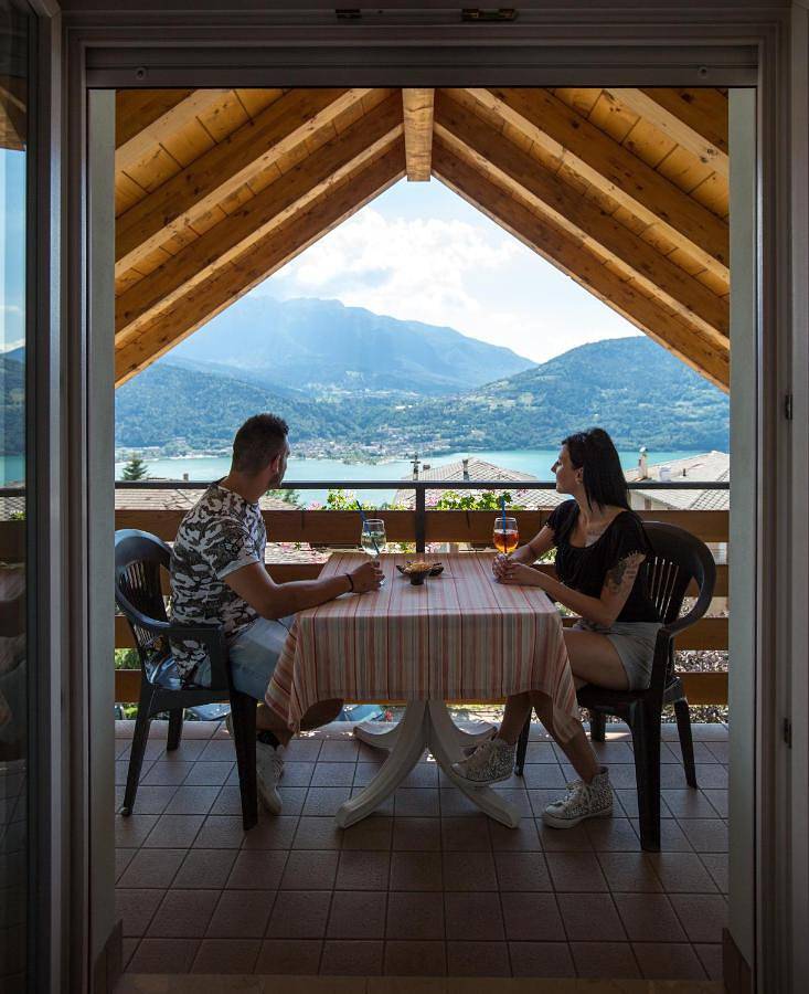 Hotel Da Remo in Tenna, Meer van Caldonazzo