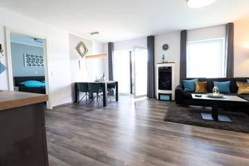 Ferienwohnung für 3 Personen, mit Garten und Ausblick sowie Sauna in Diemelsee
