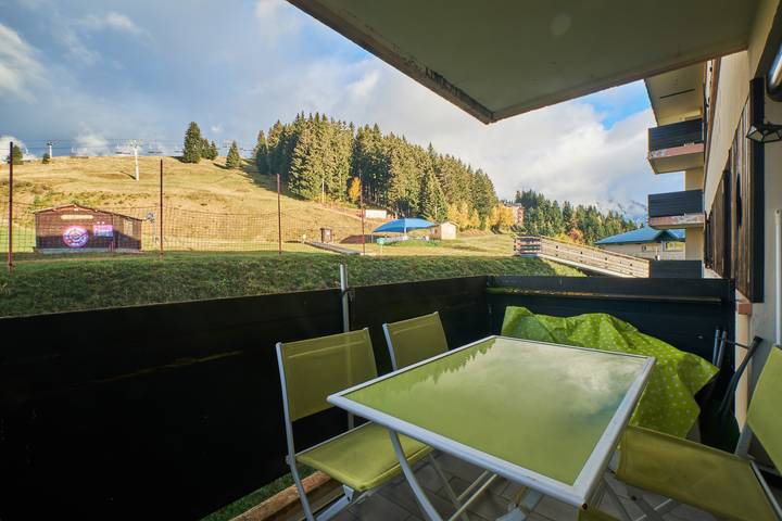 Estudio entero, Estudio 'Au Pieds Pistes Ski Collet' con balcón y Wi-Fi in Le Collet d'Allevard, Allevard