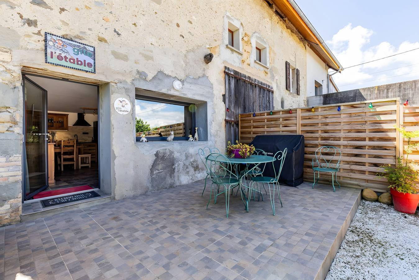 Casa rural 'L'étable' con terraza privada, jardín compartido y Wi-Fi in Sales, Región de Annecy