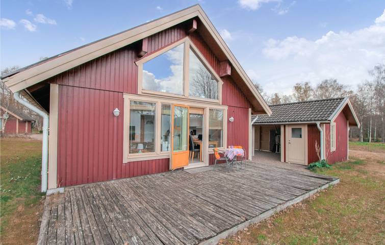 Ferienhaus für 5 Personen, mit Terrasse und Garten am Bolmen