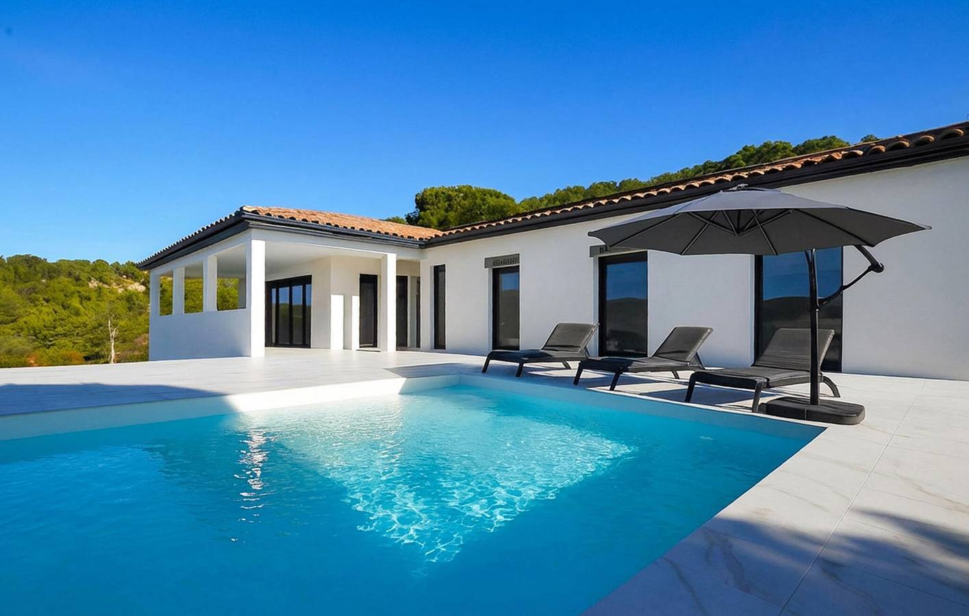 Modernes Apartment mit Pool, Parkplatz und WLAN – 300 m vom Zentrum von Portel-des-Corbières entfernt in Portel-des-Corbières, Mittelmeerküste (Frankreich)