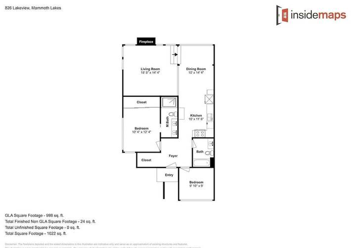 Vacation rental for 6 people, with hot tub and sauna in Mammoth Lakes