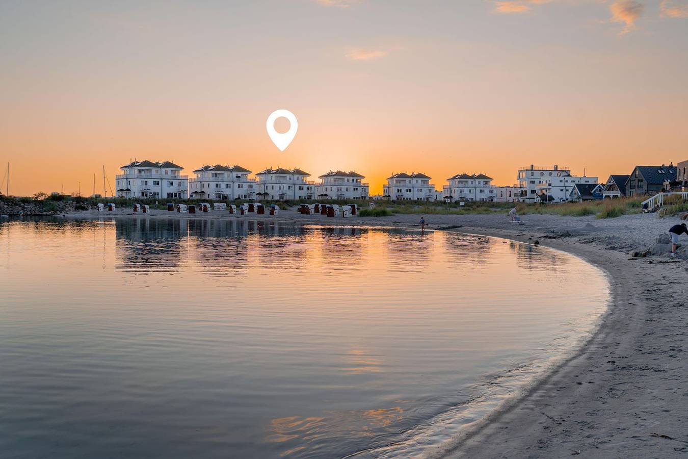 "Beach House" direkt am Sandstrand der Badebucht des Ostseeresort Olpenitz in Olpenitz, Kappeln