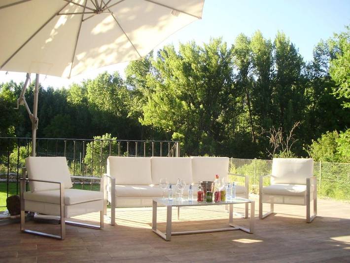 Casa rural para 13 personas, con vistas además de jardín y piscina en Comarca de Sepúlveda - 4