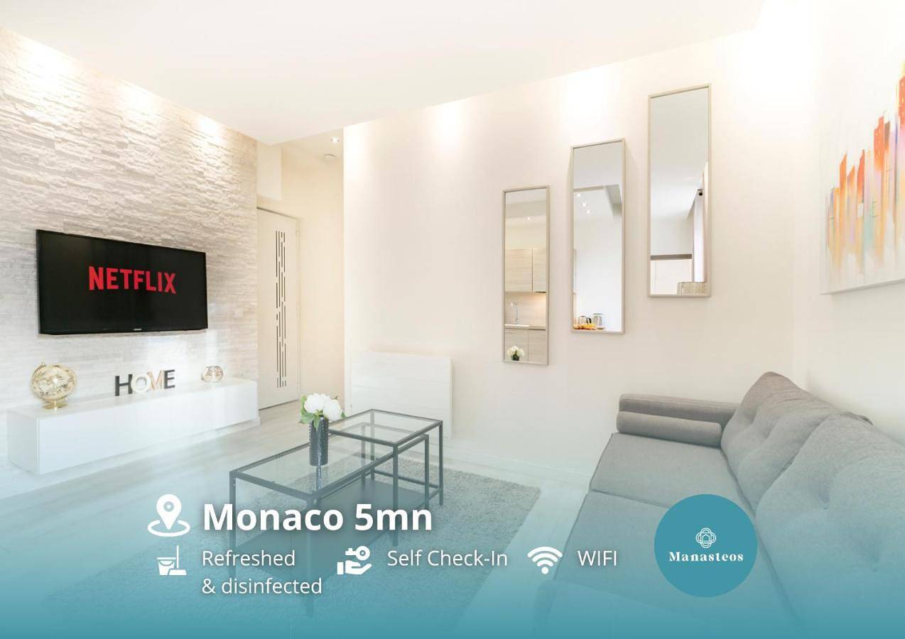 Appartement entier, One-Bedroom Apartment in Beausoleil, Côte méditerranéenne (France)