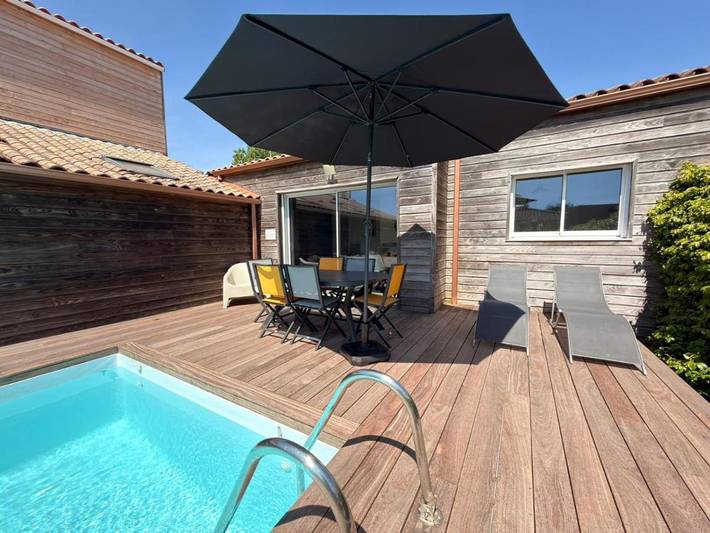 Maison d’hôte pour 6 personnes, avec terrasse ainsi que piscine et jardin à Talmont-Saint-Hilaire - 4