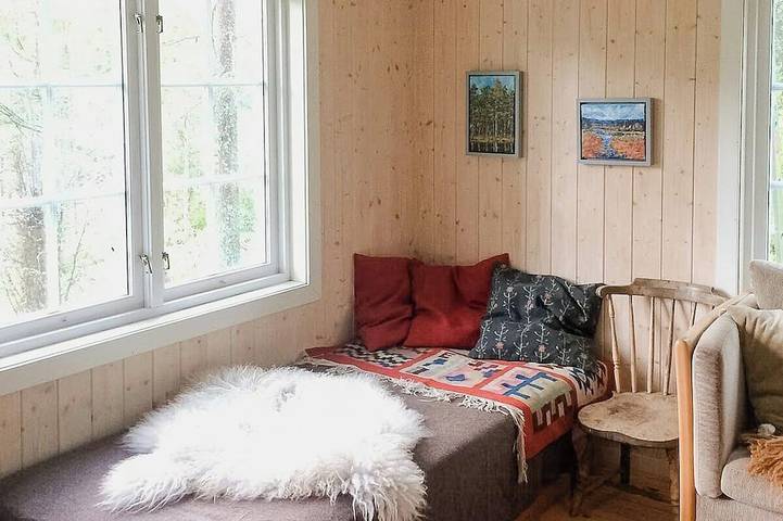 Historische Waldhütte in Steinsvannet in Eidsberg