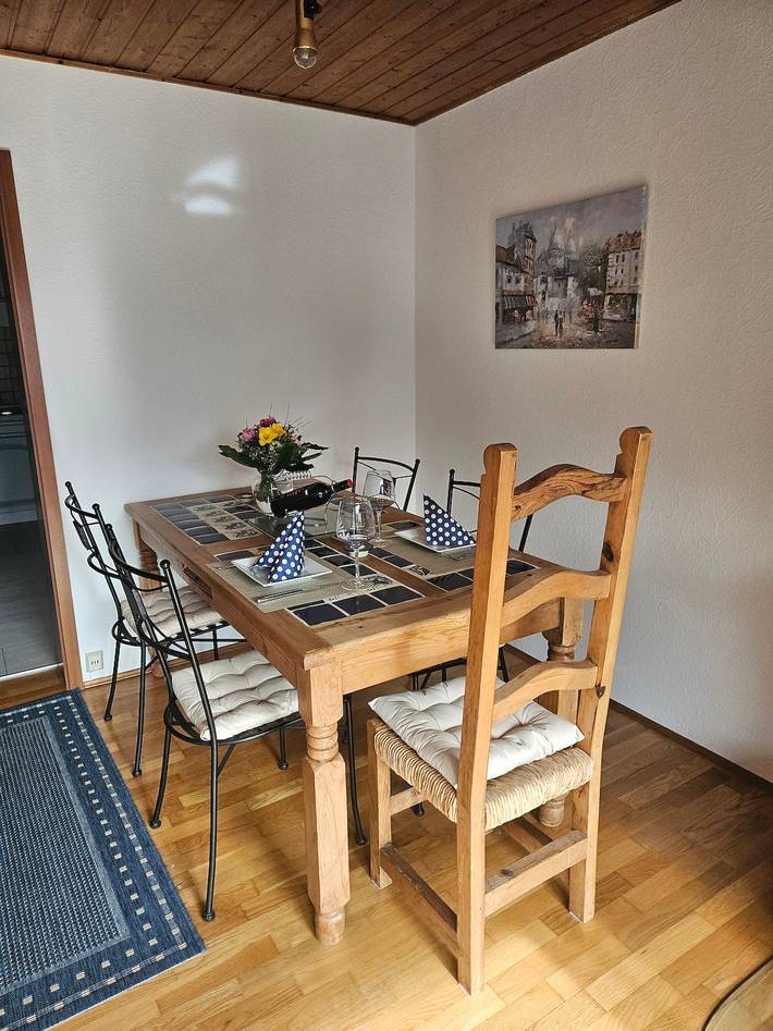 Ferienwohnung für 5 Personen, mit Garten