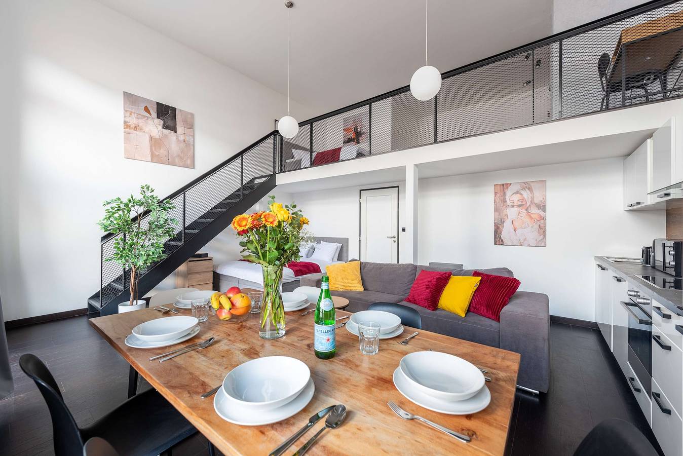 Ganze Wohnung, Ferienwohnung für 8 Personen mit Balkon/Terrasse in Prag, Mittelböhmen