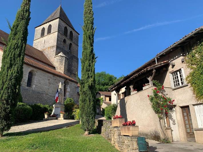 Gîte pour 2 personnes, avec Terrasse et Jardin à Saint-Vincent-Rive-d'Olt