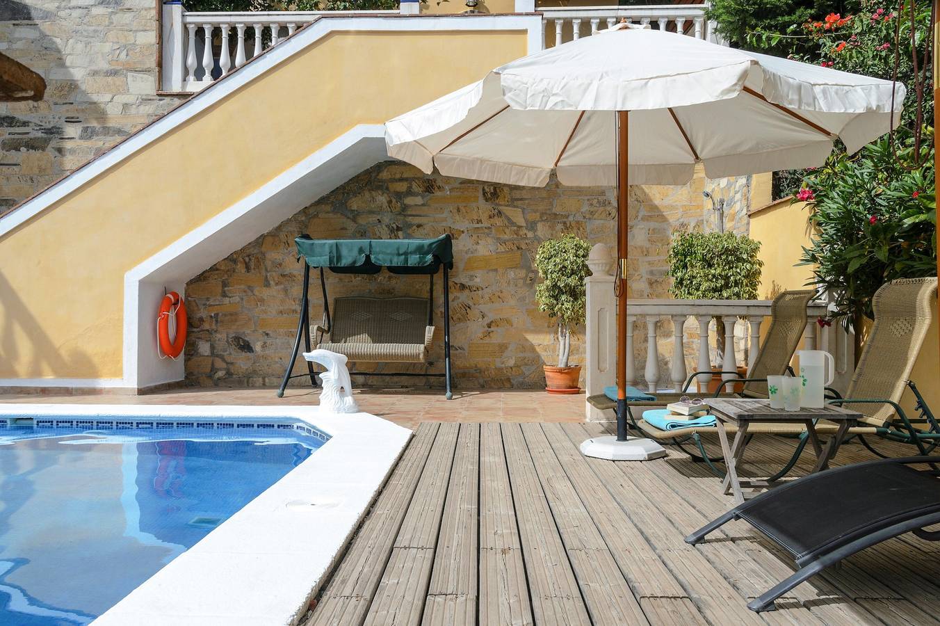 Villa "Estrella" con vistas al mar, en el campo con piscina privada y para familias in Almuñecar, Costa Tropical
