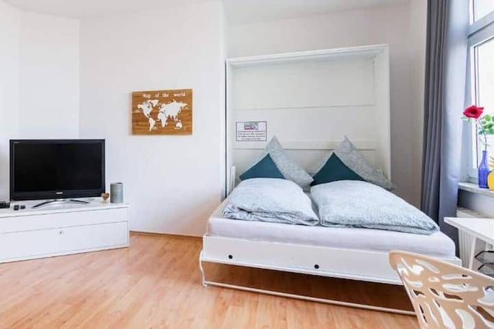 Appartement entier, Central et lumineux | 4 personnes in Magdebourg, Elbe-Börde-Heide