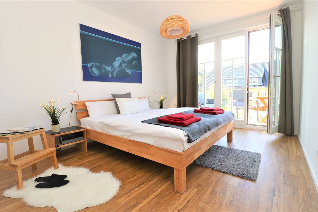 Ganze Wohnung, Komfortables Appartement mit Süd-Balkon für bis zu 4 Personen in Dierhagen Strand, Dierhagen