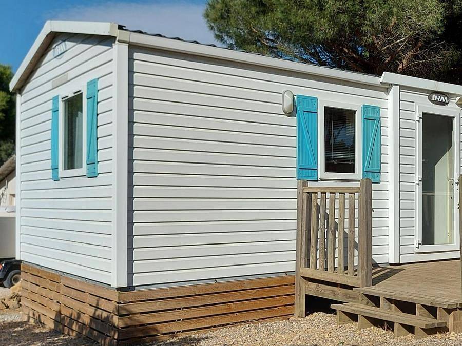 Camping Figurotta - Mobilhome 4 personnes - La Garigue 2 Ch Clim et Tv in Bizanet, Région de Narbonne