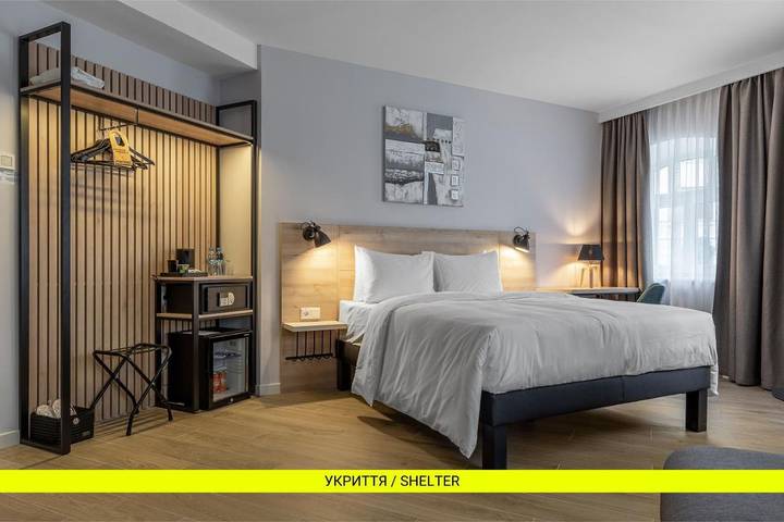 Hotel dla 2 osób, z taras w Kijów