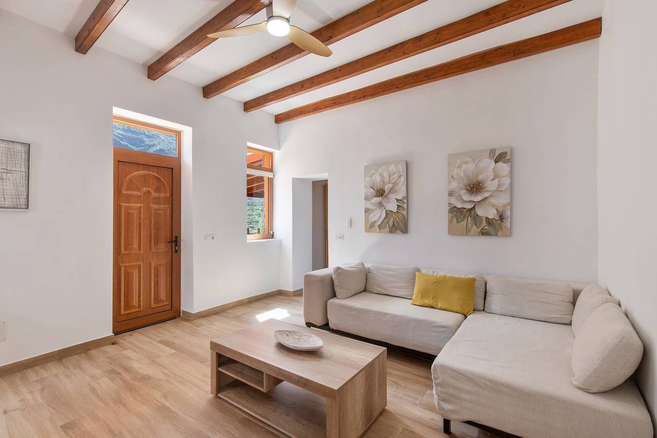 Appartement entier, Appartement de vacances « Vista Valle » avec vue montagne, Wi-Fi et climatisation in La Humbridilla, Grande Canarie du Sud