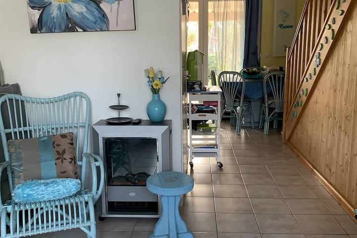 Maison de vacances pour 5 personnes, avec jardin ainsi que piscine et terrasse