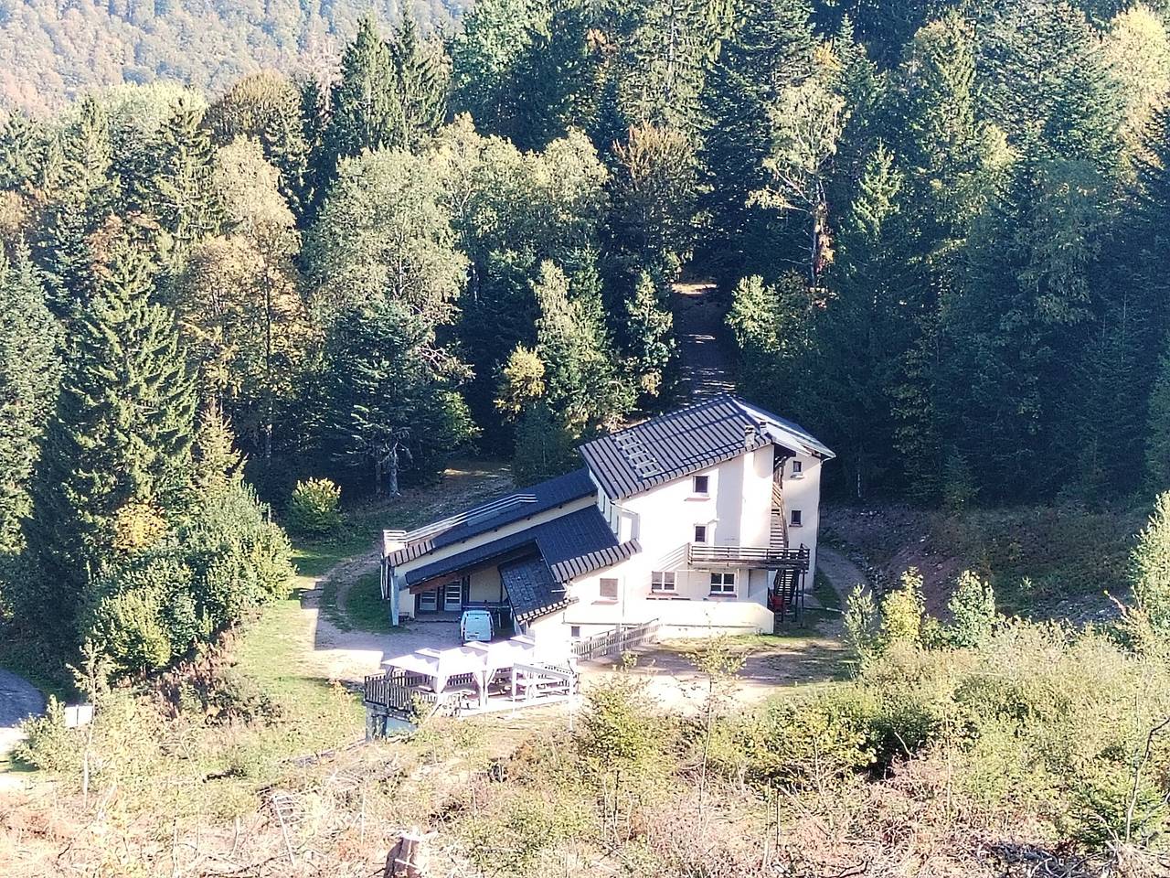 Chalet „Le Panoramic“: Bergblick, Private Terrasse & Wlan in La Bresse, Regionaler Naturpark Belchen der Vogesen