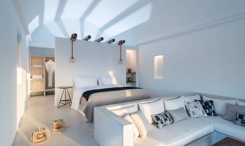 Ferienhaus für 4 Personen, mit Meerblick und Pool sowie Garten auf Santorin - 3