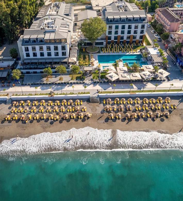 Hotel für 3 Personen, mit Pool und Ausblick sowie Garten und Sauna in Fethiye