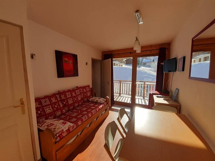 Chalet pour 4 personnes, avec balcon dans Valfréjus - 3