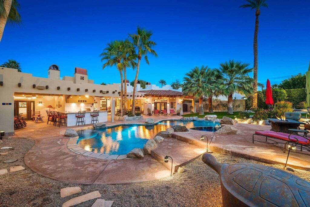 Gorgeous Spanish Style Home in Rancho Mirage | Private Pool & Spa with Mountain Views in Rancho Mirage, Coachella Valley