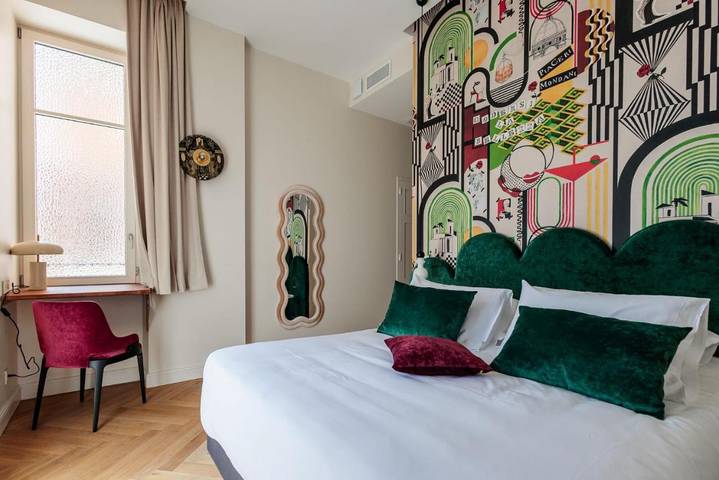 Hôtel pour 2 personnes, avec Terrasse et Jardin ainsi que Piscine et Vue