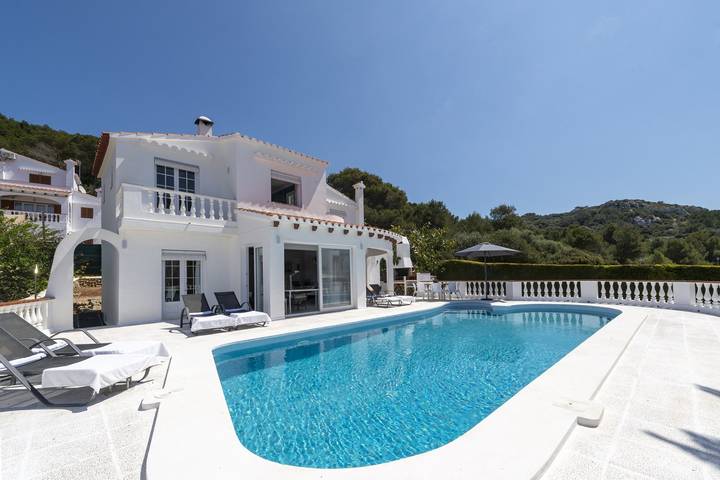 Entire holiday apartment, Villa German 114 located 5 minutes walk from the beach in Son Bou, Alaior Municipality