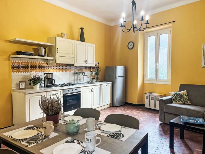 Ferienwohnung für 5 Personen, mit Balkon und Garten in Prelà - 3