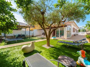 Port d'Alcúdia: Kinderfreundliche, schöne, gemütliche Villa Villa Rosa in Alcúdia, Mallorca Norden für 6 