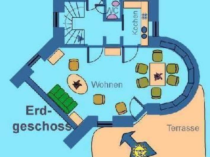 Ferienhaus für 3 Personen, mit Balkon und Garten in Rerik - 4