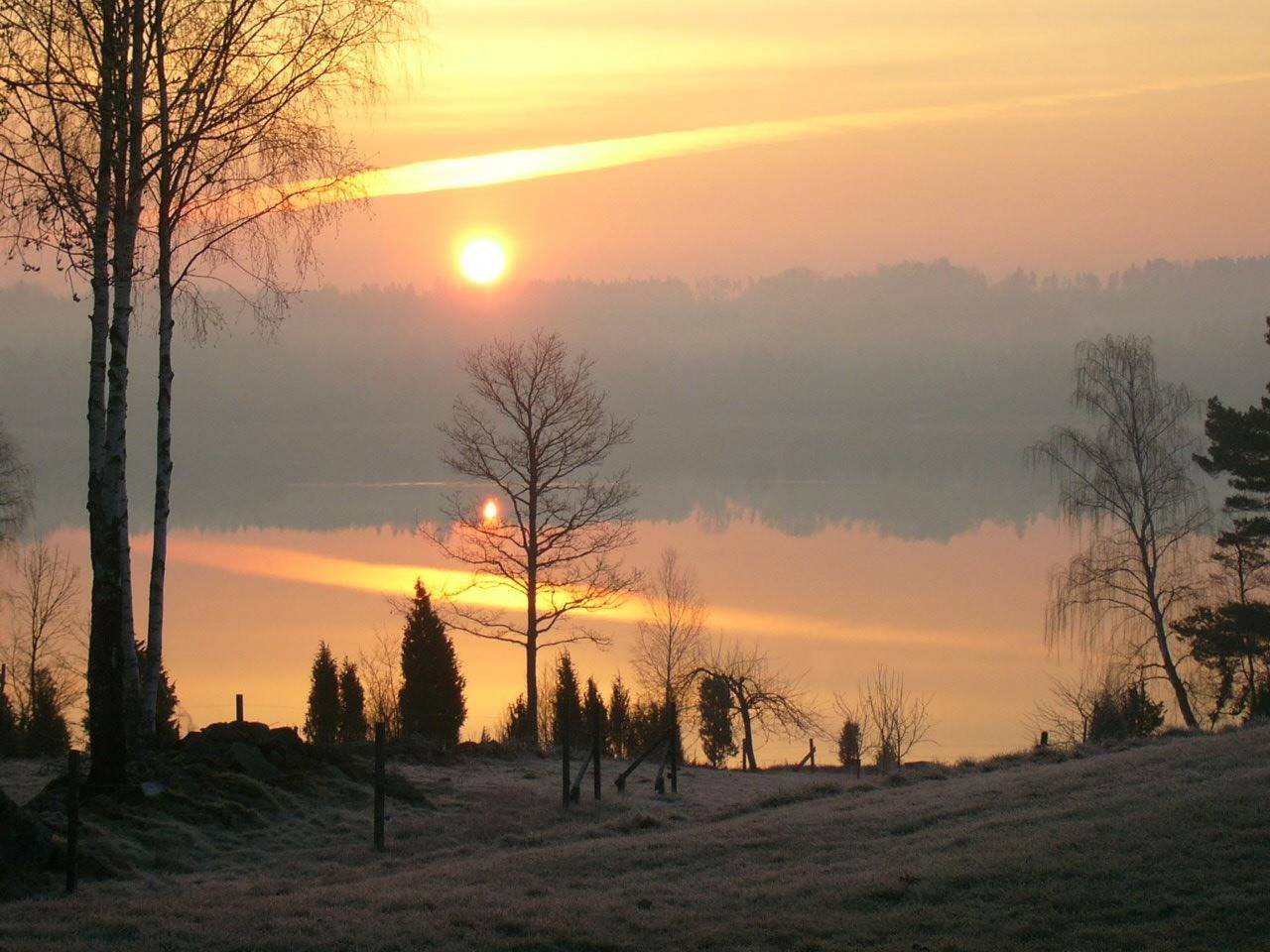 Haus mit toller Aussicht an einem schönen See in Bellö, Jönköpings län