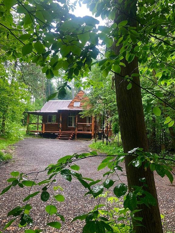 Romantic Log Cabin in the Woods - Hot Tub under the Stars -80 km's from Cn Tower in Georgina, Ontario