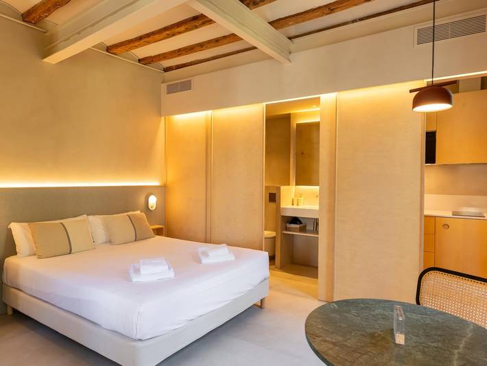 Apartamento vacacional entero, Estudio 2 pax en el Born in Centro Barcelona, Barcelona