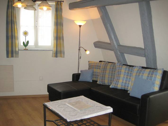 Ferienwohnung für 2 Personen, mit Balkon und Balkon/Terrasse sowie Terrasse in Sommerhausen