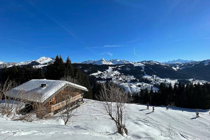 Maison pour 20 personnes, avec jacuzzi et balcon ainsi que jardin et sauna à Les Gets