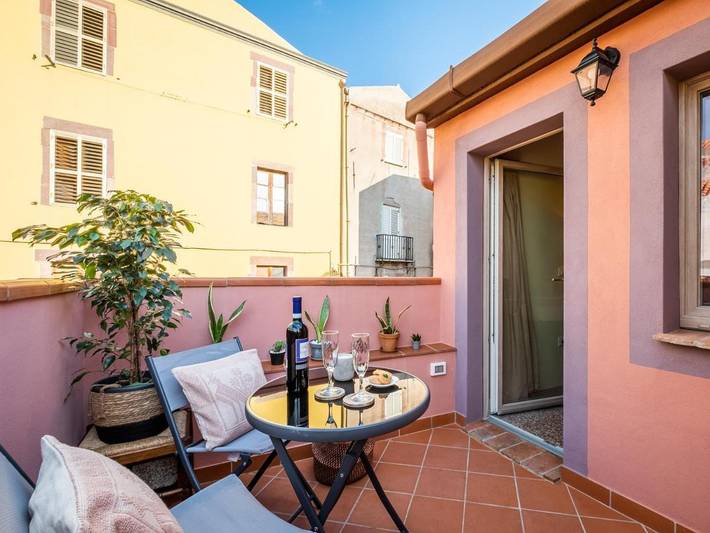 Maison d’hôte pour 2 personnes, avec Vue à Bosa