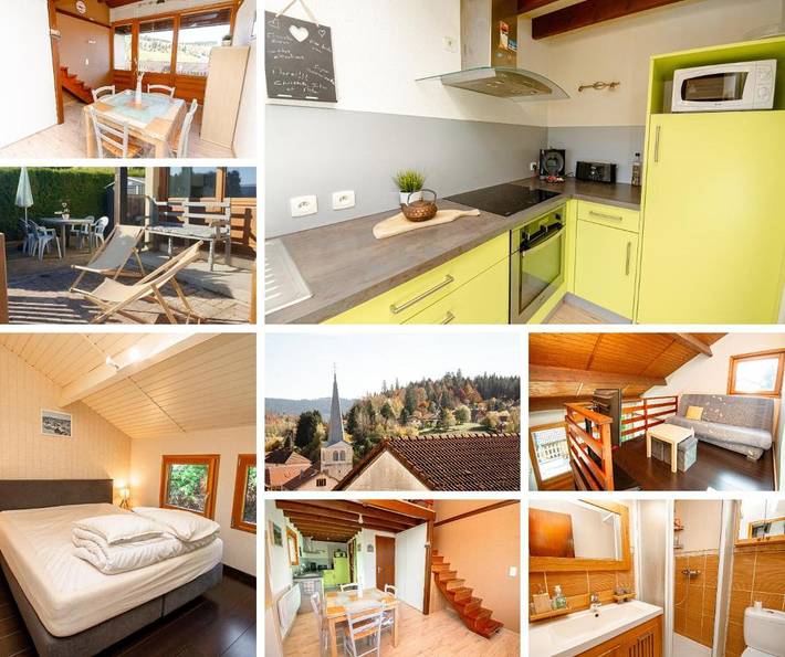 Gîte pour 4 personnes, avec terrasse et vue à Les Hôpitaux-Neufs - 3