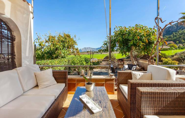 Meerblick-Apartment mit Terrasse, AC & Grill - 600m zum Strand in Colònia de Sant Pere, Artà