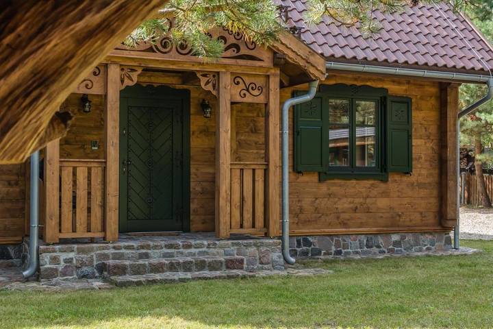 Willa dla 8 osób, z jacuzzi i sauna oraz ogród na Mazury