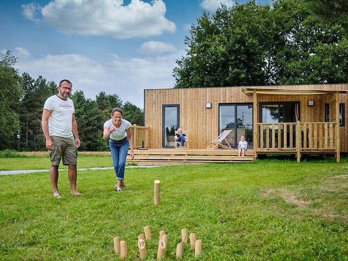 Camping Domaine de Kervallon - Mobilhome 6 personnes - Breizh Home - 3 chambres in Caro, Région de Vannes
