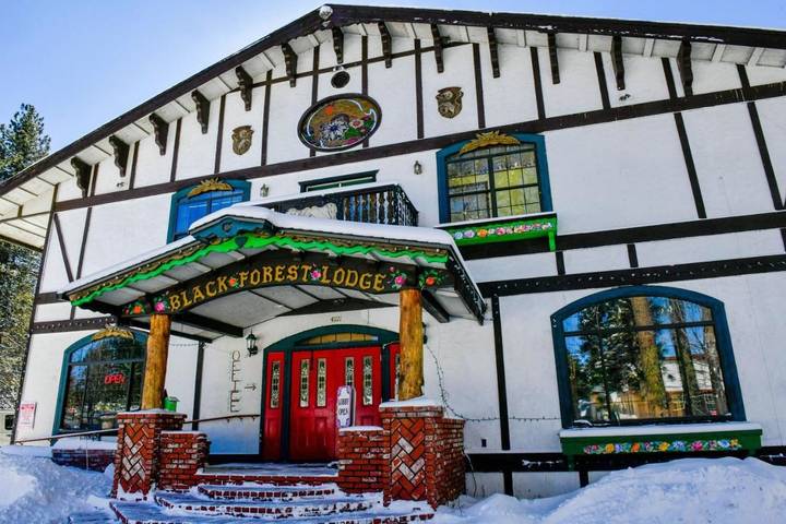 Lodge voor 4 personen, met uitzicht en zwembad, met huisdier in Big Bear Lake